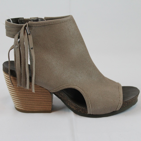 OTBT Shoes - OTBT Heeled Sandal Booties Open Toe Open Heel NEW